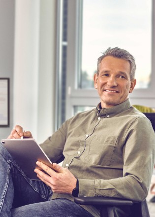 Mitarbeiter im Büro