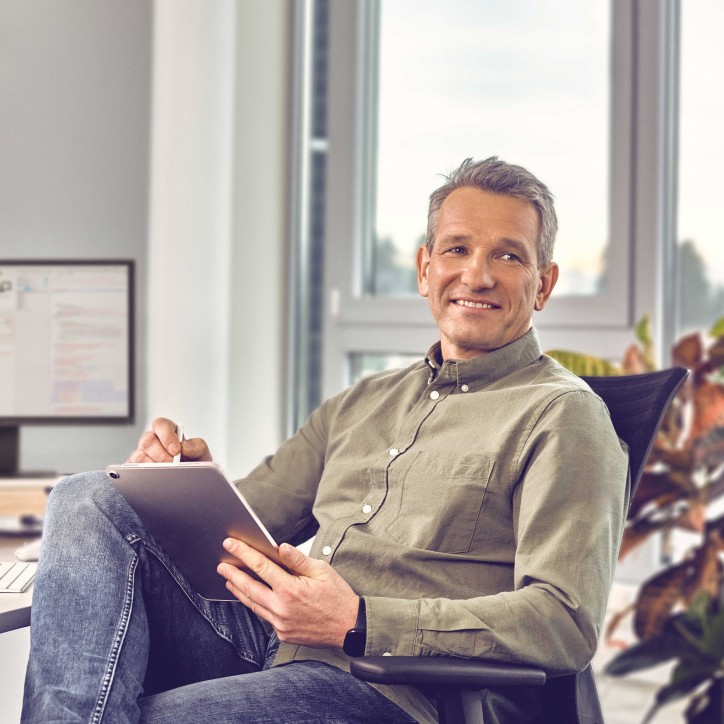 Mitarbeiter im Büro
