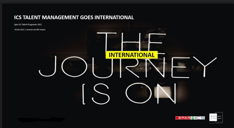 Talent Management Program goes international!