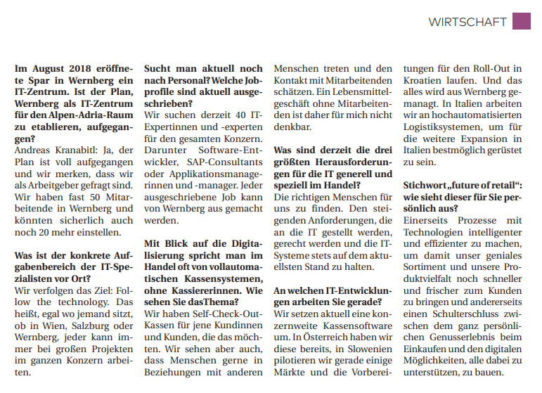 Kärtner Zeitung im April 2022