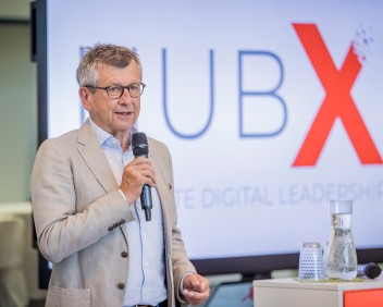 Eröffnungsrede bei HubX Eröffnung