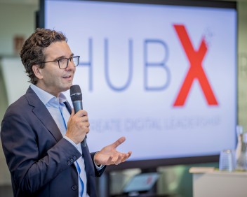 Eröffnungsrede bei HubX Eröffnung