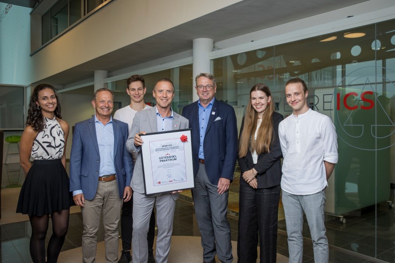 SPAR ICS "Gütesiegel Praktikum" der AK Salzburg Foto: Neumayr/Christian Leopold 29.08.2023