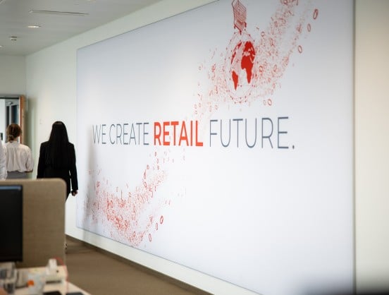 Hub B Opening Slogan We Create Retail Future