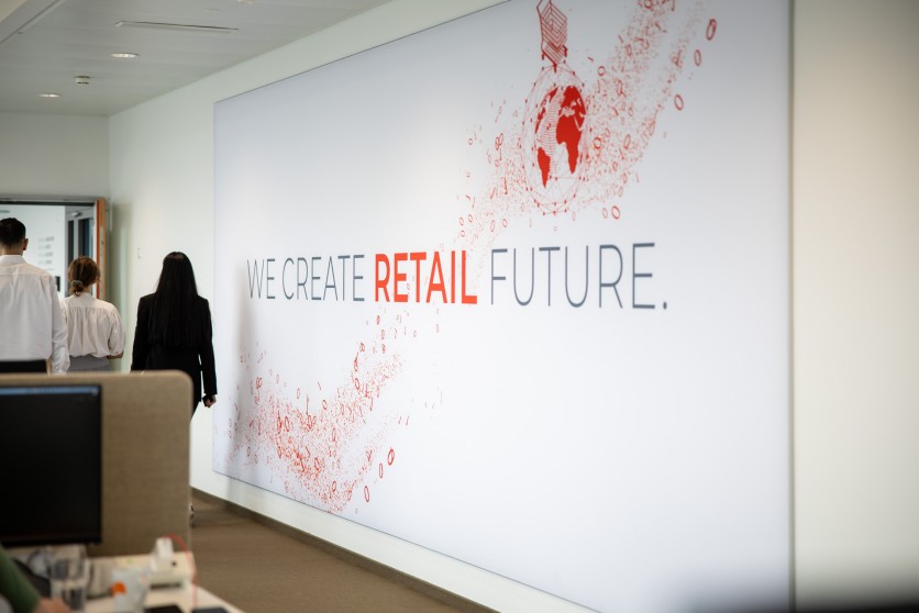 Hub B Opening Slogan We Create Retail Future