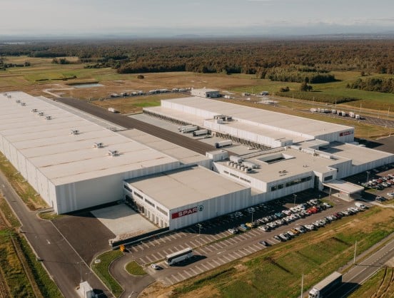 Drohnenaufnahme Logistikzentrum Klinca Sela
