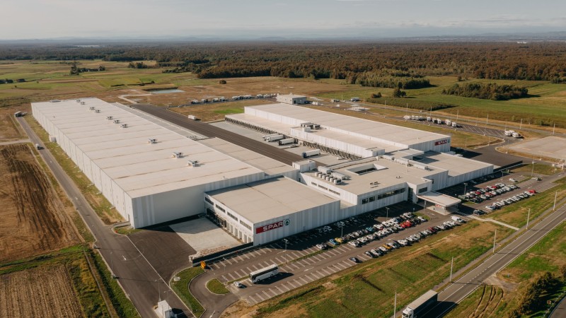 Drohnenaufnahme Logistikzentrum Klinca Sela