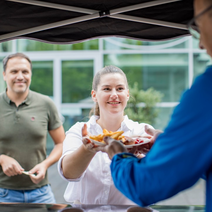 Essen am Buffet